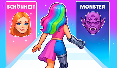 Schönheit oder Monster? Baue eine Prinzessin!