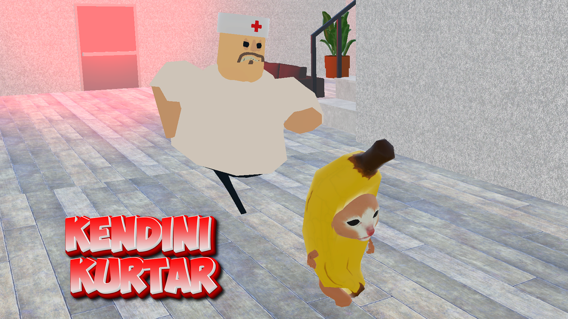 Obby: Banana Cat Escapes from the Hospital screenshot 18