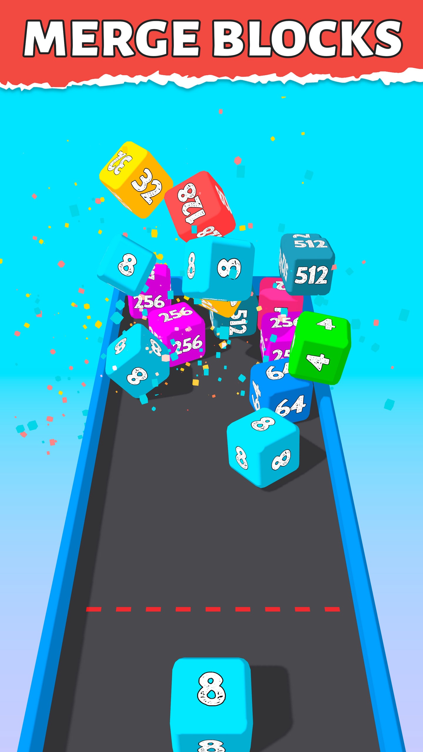 2048 3D Dice: Cube Merge Puzzle screenshot 4