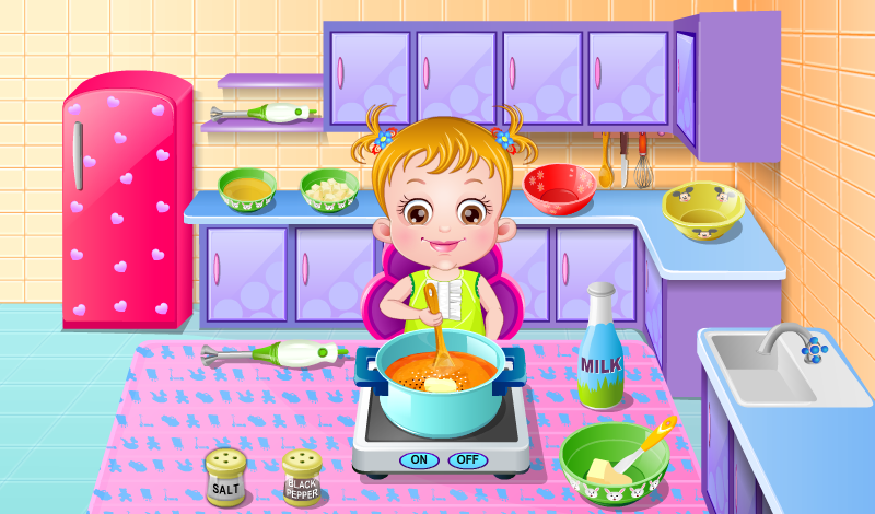 Baby Hazel Kitchen Time game cover