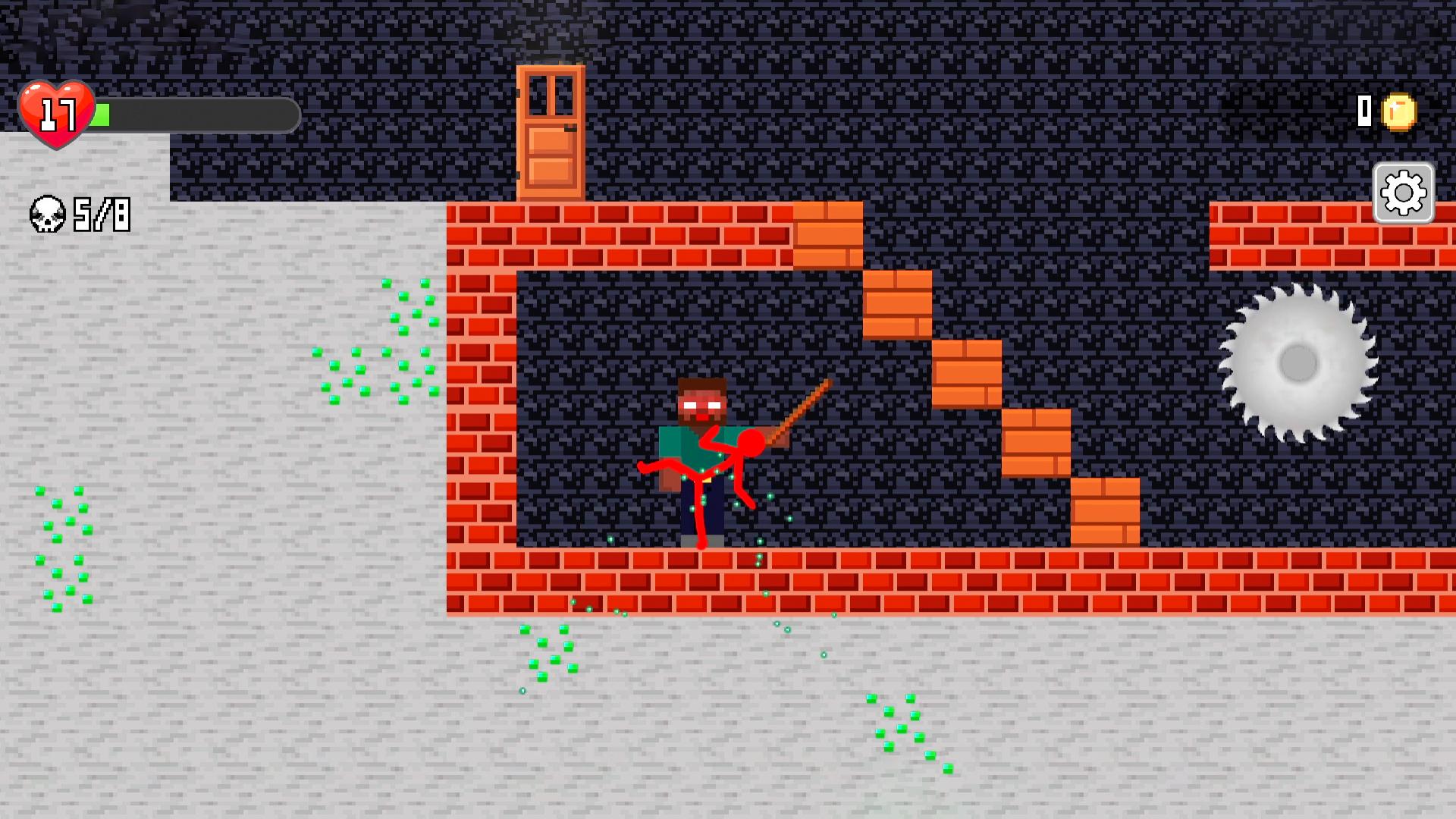 Red Stickman vs Monster School screenshot