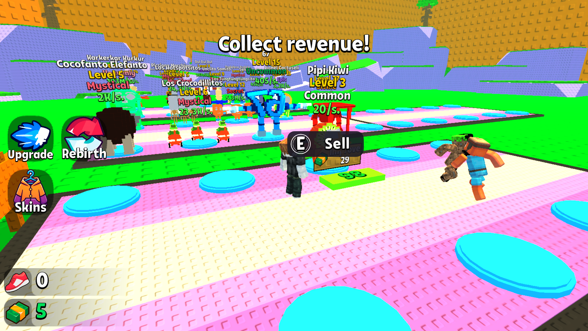 Brainrots 3D: Don't fall down! — screenshot 3