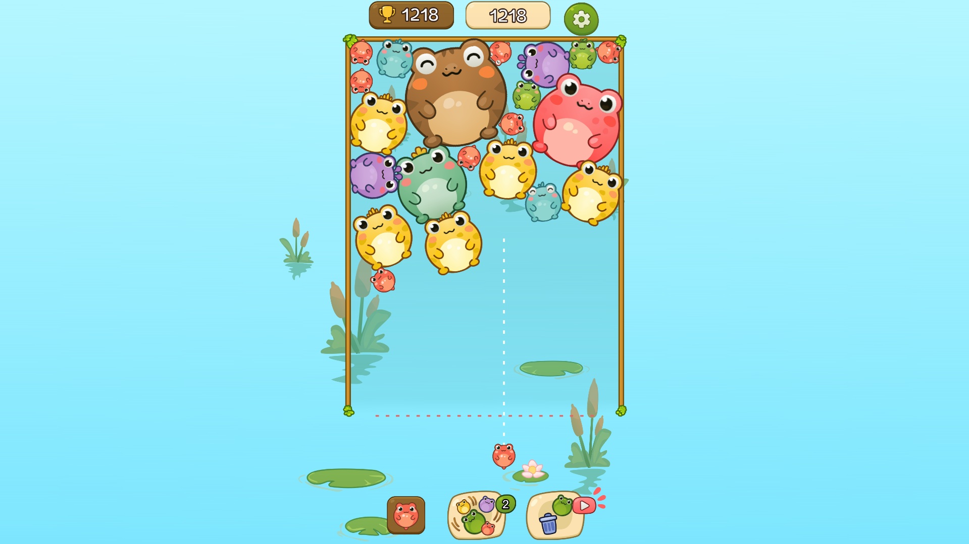 Merge the Froggies, Unlock the Giant Frog! — screenshot 2