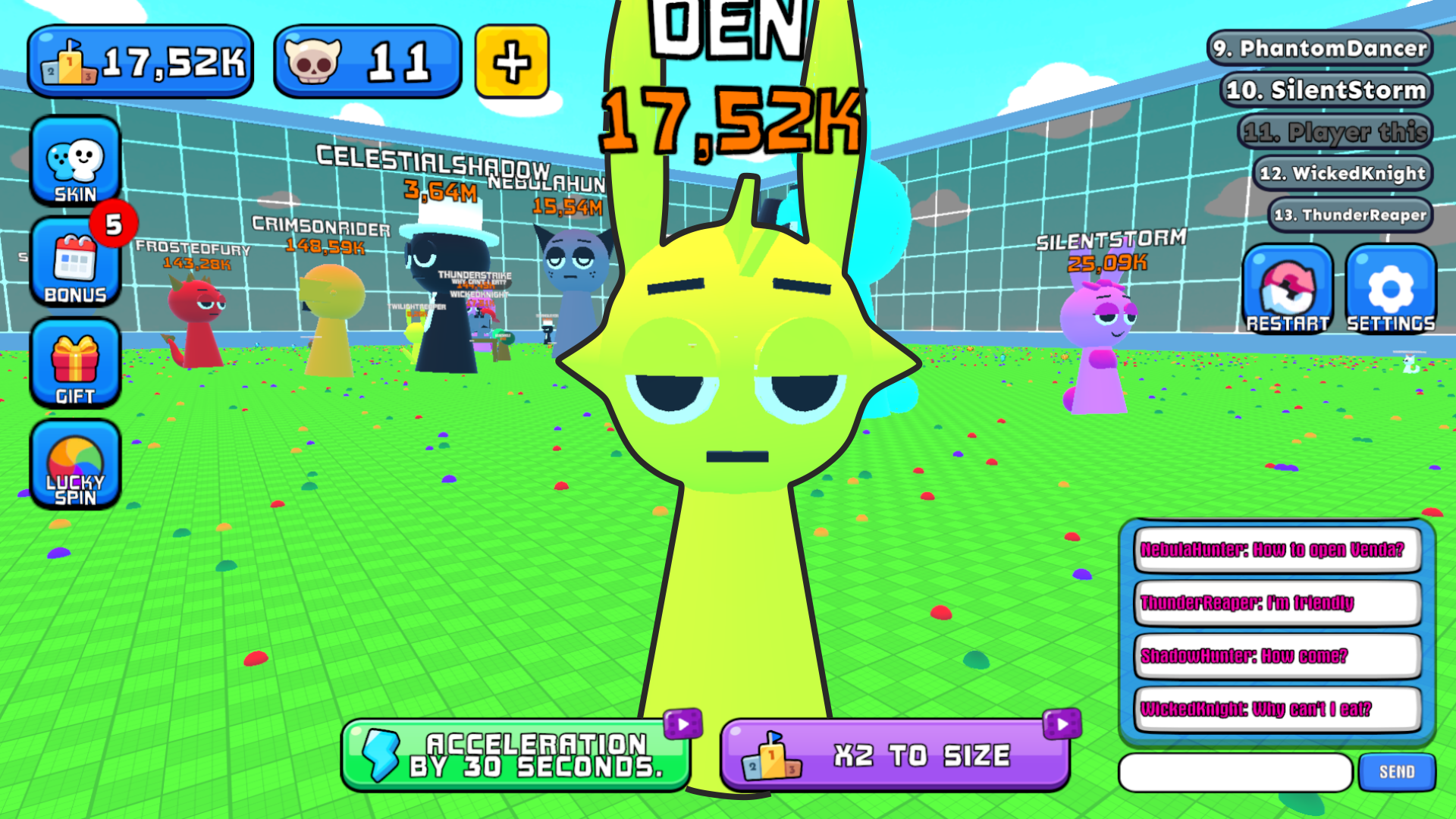 Sprunki 3D: Eat Up Everyone In The Arena screenshot