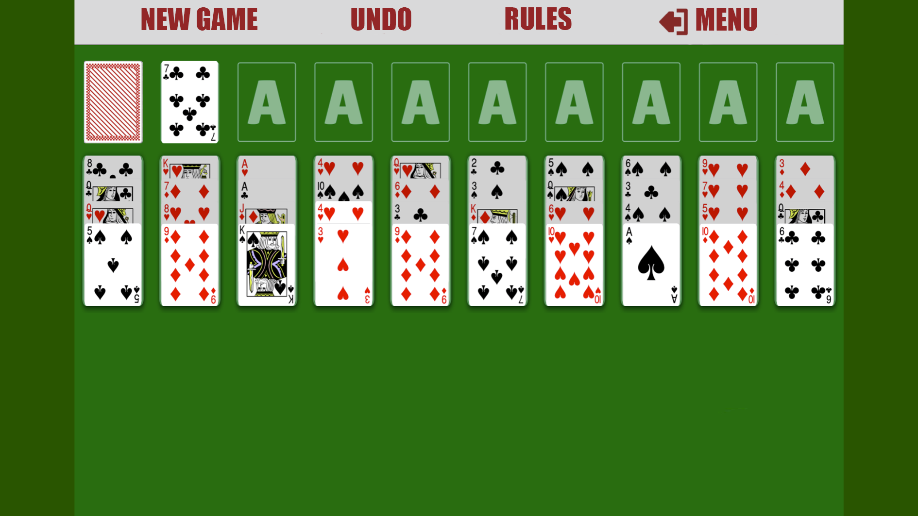 3 in 1 Solitaire Collection "Forty Kings" screenshot