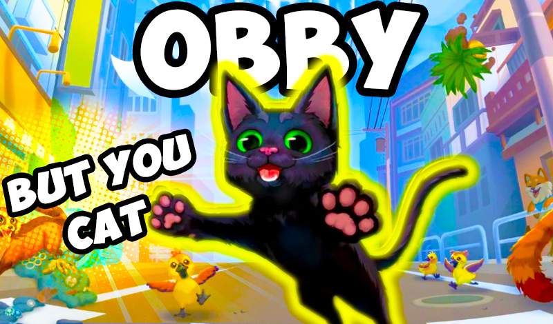 Obby, but you cat game cover