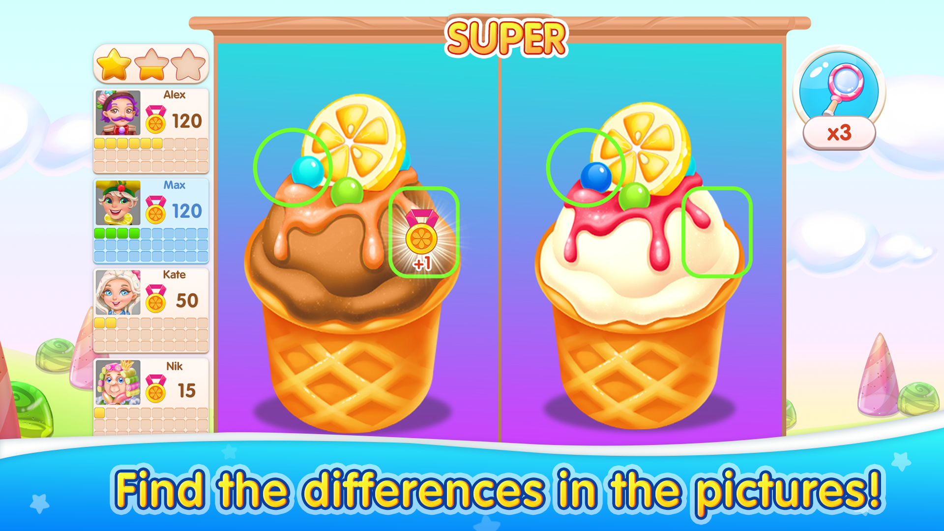 Sweet Differences screenshot