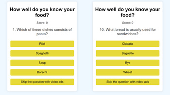 How well do you know your food?