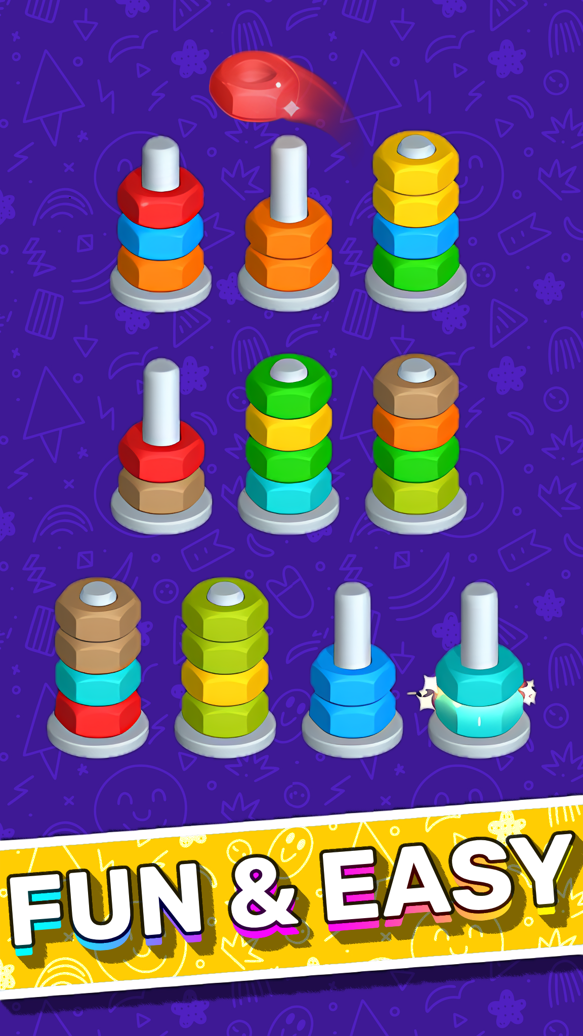 Sorting Nuts by Color screenshot 6