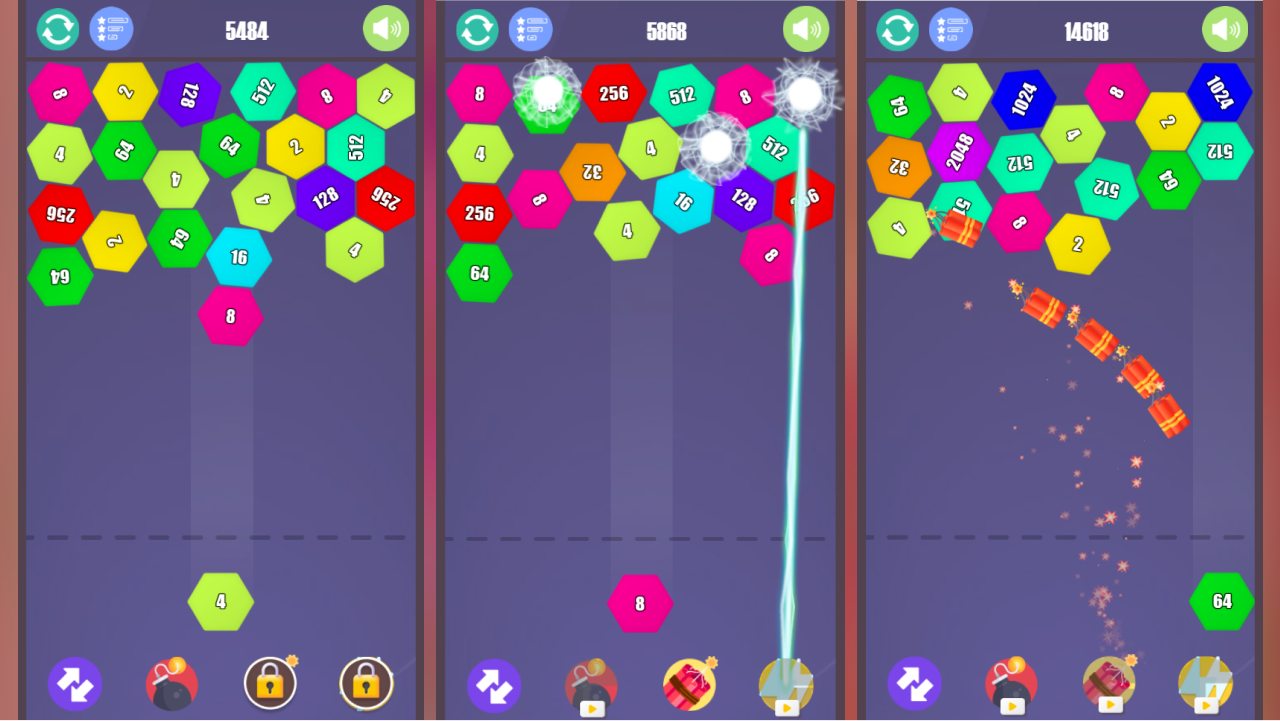 2048 Physical Puzzle screenshot