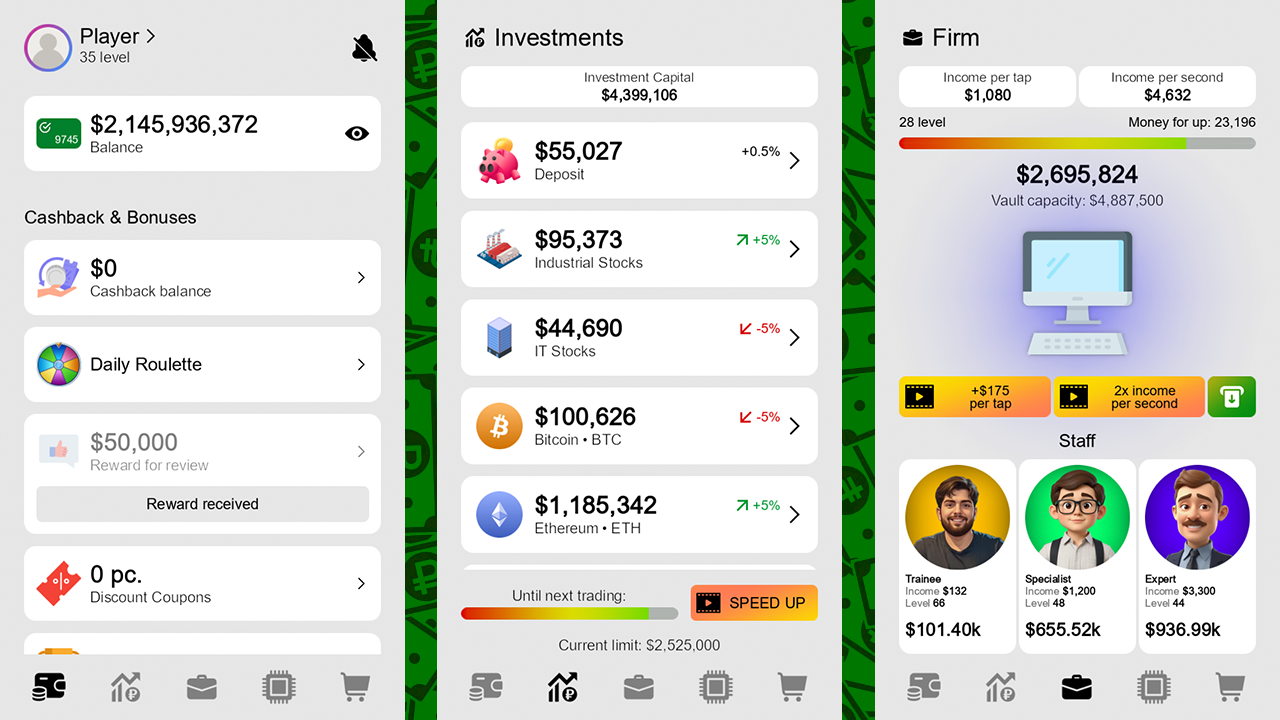 Bank Online: More Money Mod — screenshot 1