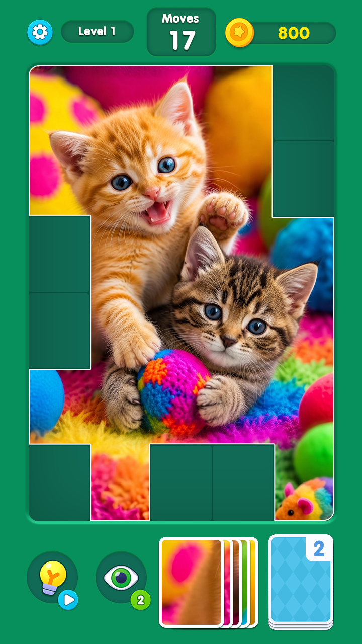 Jigsaw Сard Solitaire screenshot 6