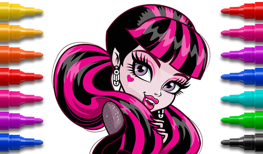 Ragazze Mostro: Colorare e Adesivi