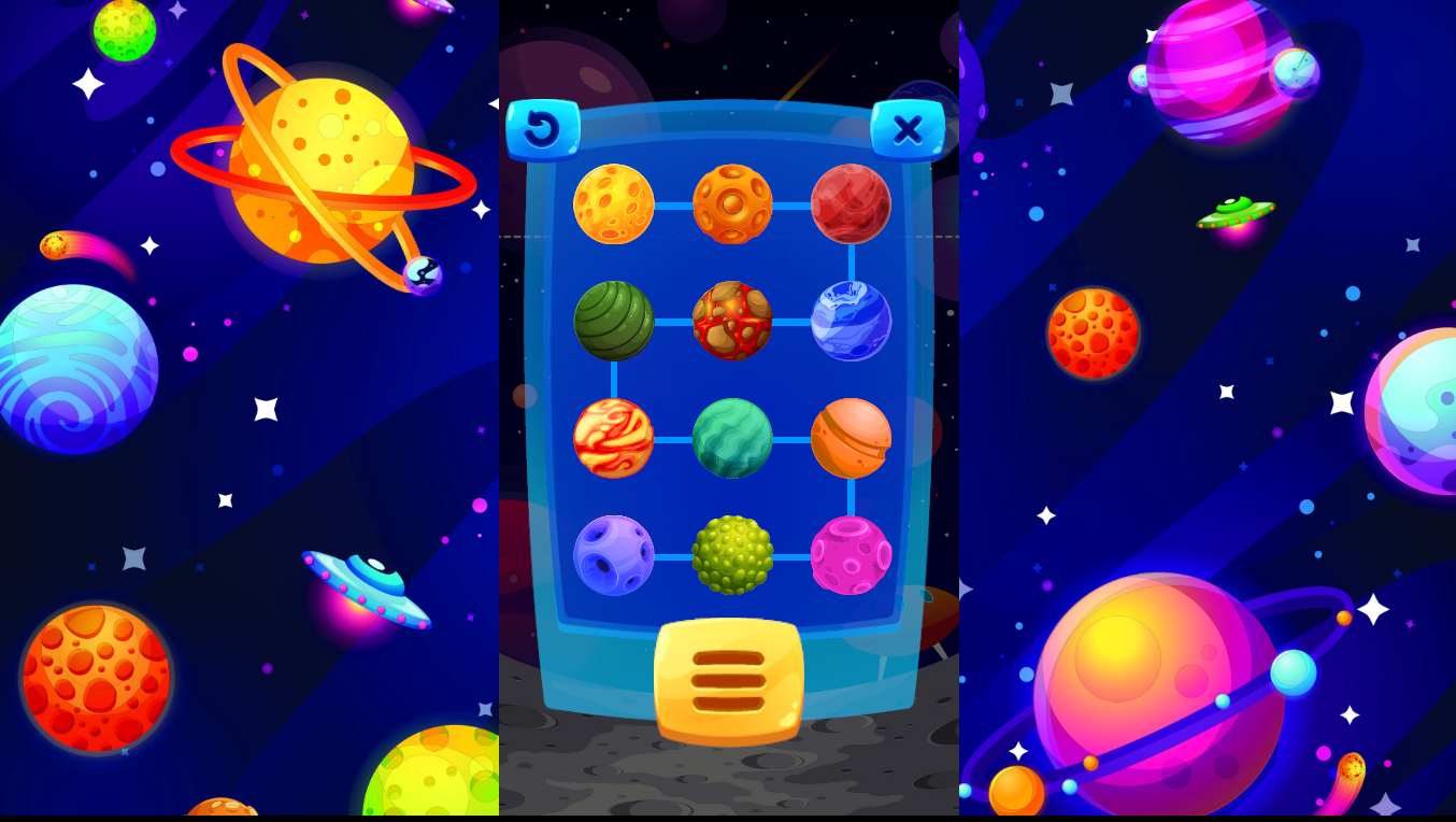 Falling planets screenshot