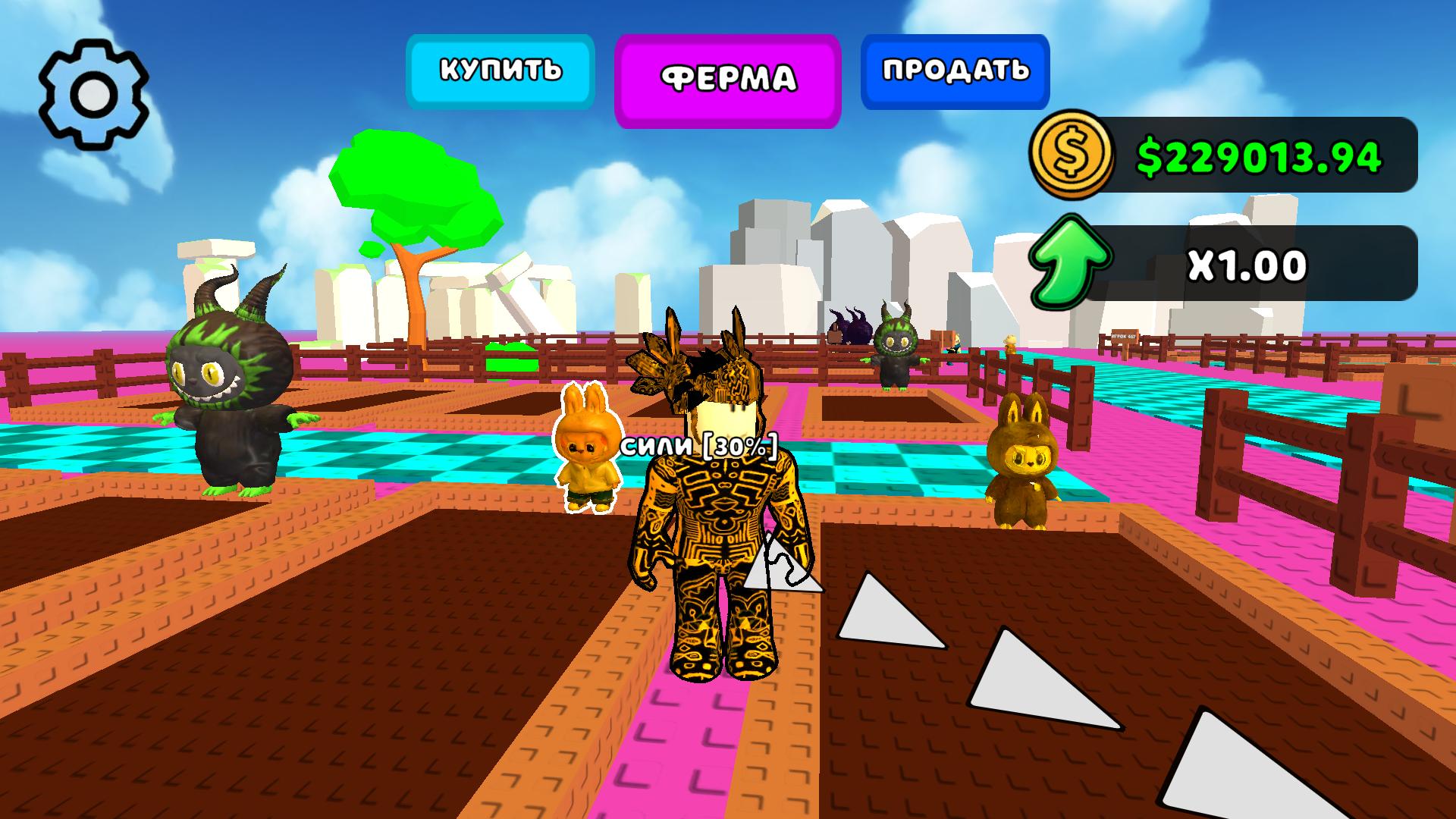 Вырасти Лабубу! Тайкун Обби +1 3D 100% Оригинал — screenshot 5
