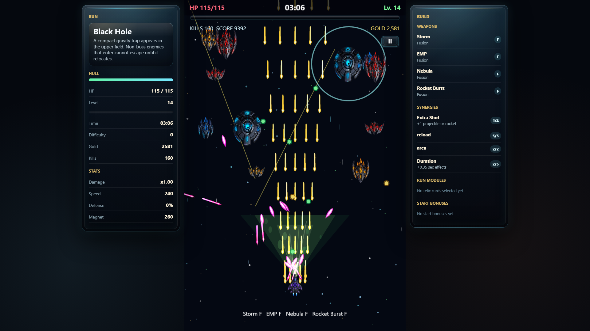 Space pulse: rogue-like shooter — screenshot 1