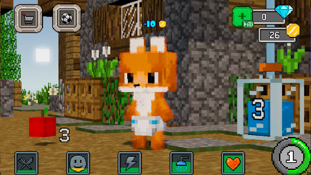 Кубик Пушистый Лис — screenshot 1