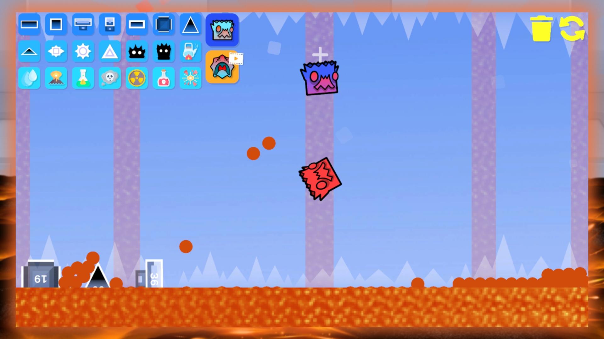 Save the Cubes from Lava - Playground MOD screenshot