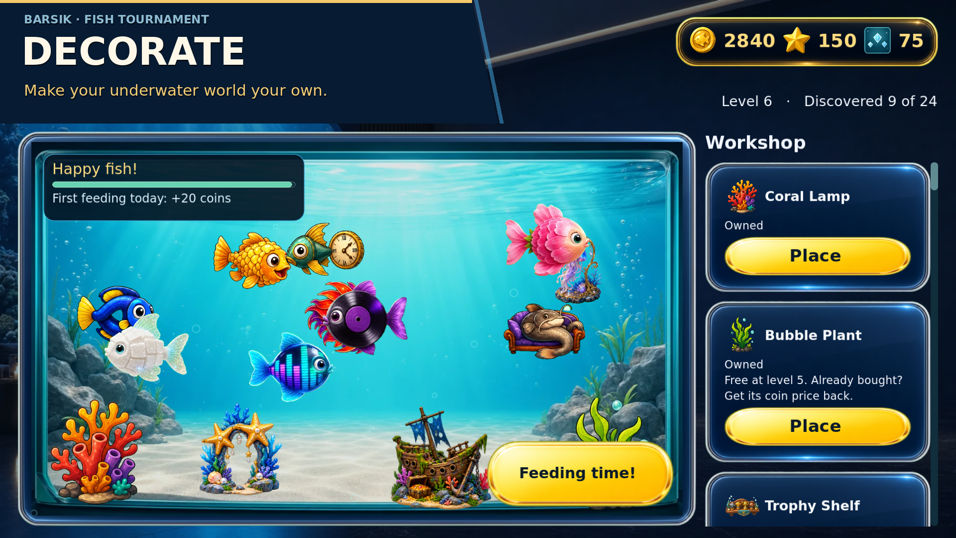 Barsik: Fish Tournament — screenshot 11