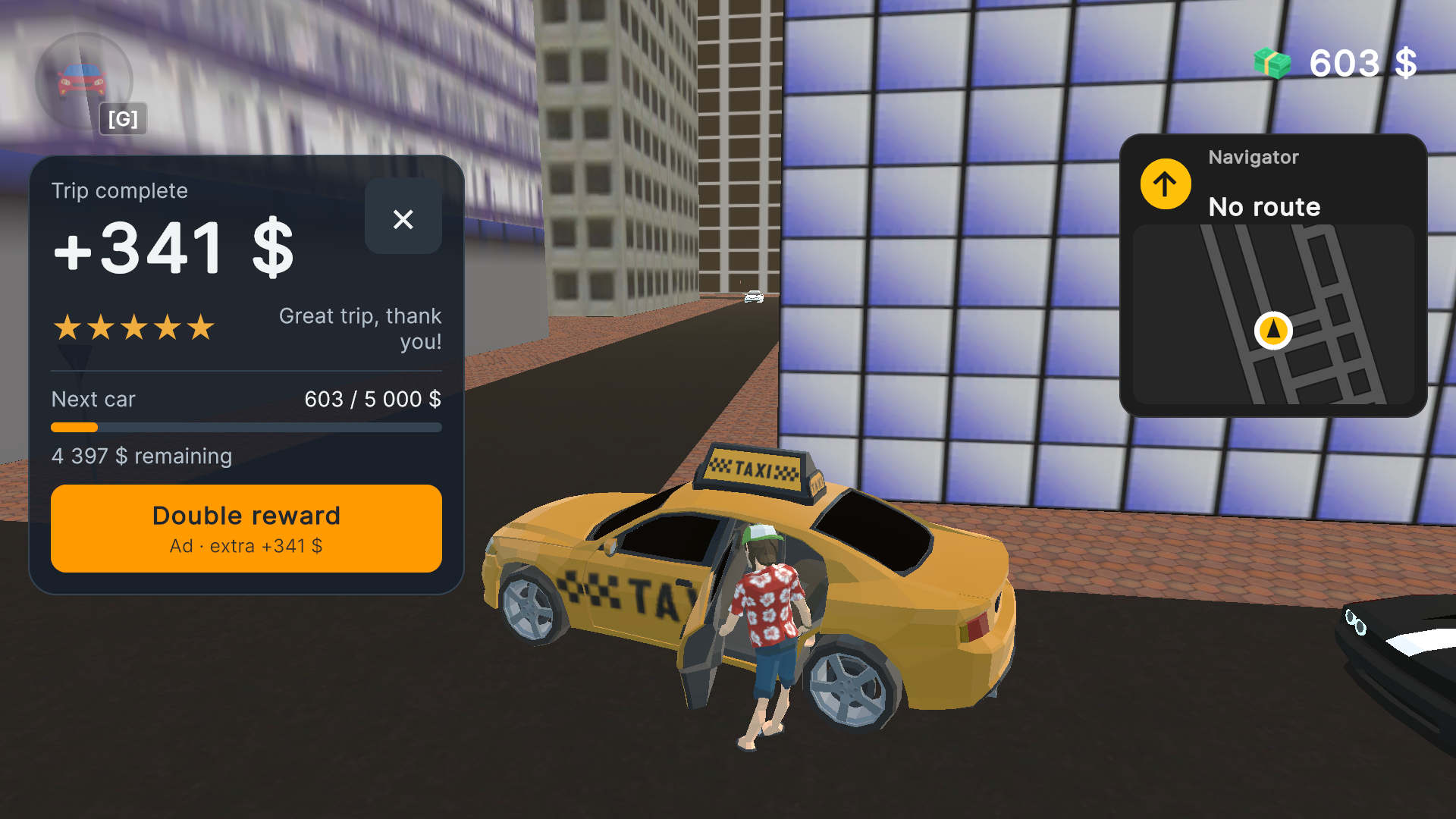 Taxi Simulator screenshot 2