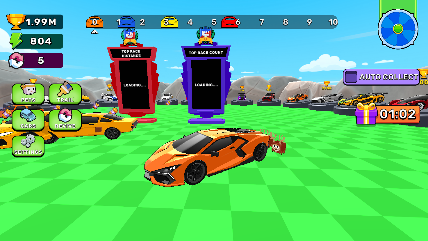Obby: Drive your car as far as possible screenshot