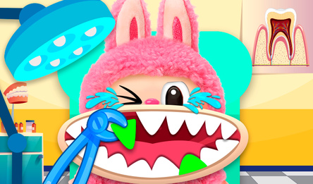 Labubu Monster: Zahnarzt Spiel