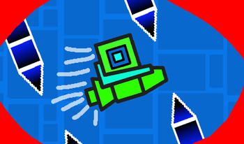 Geometry Dash: Полёт с препятствиями