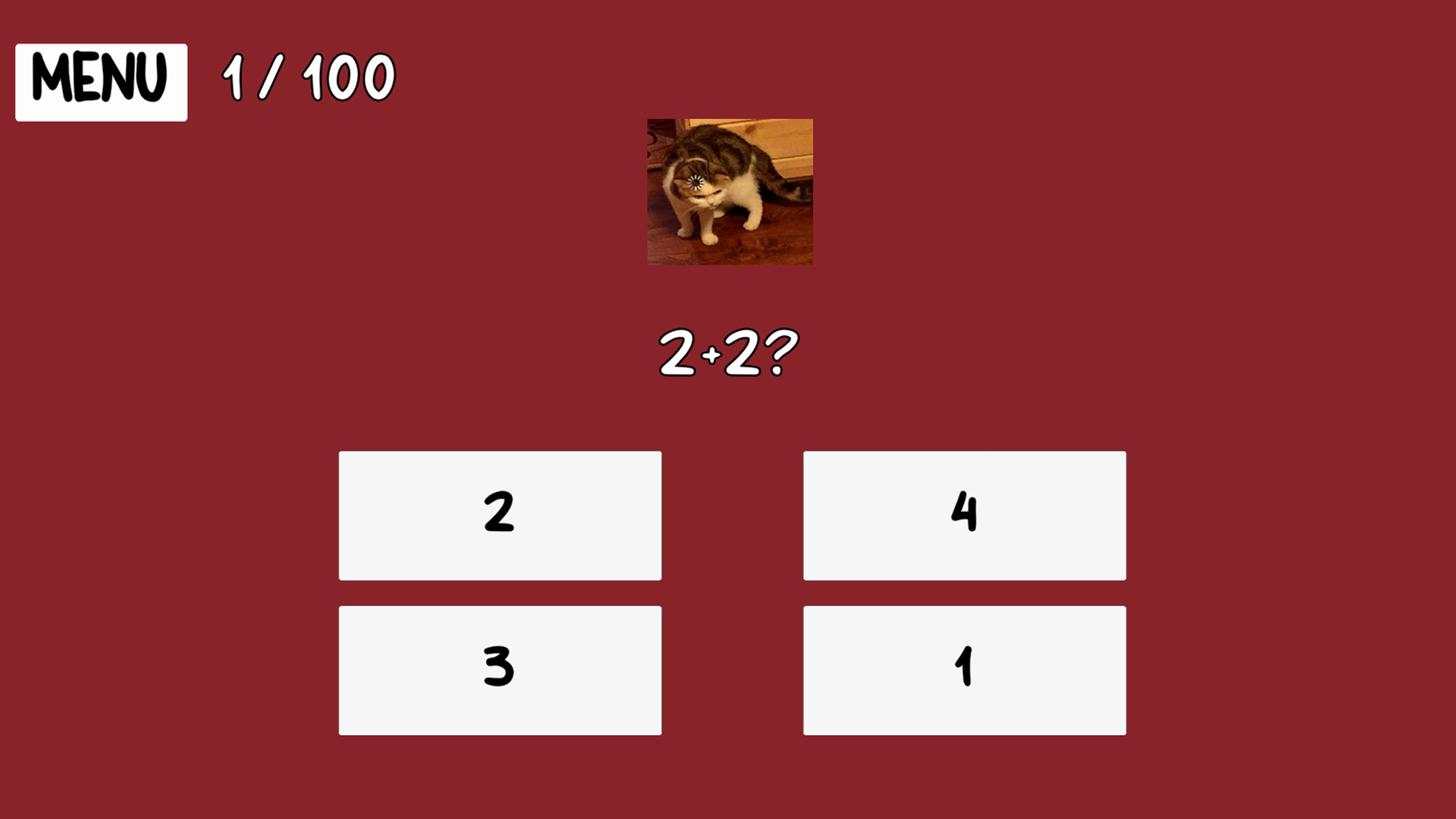 Age test screenshot