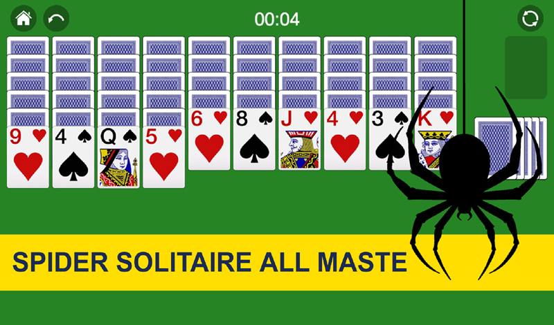 Spider solitaire all maste game cover