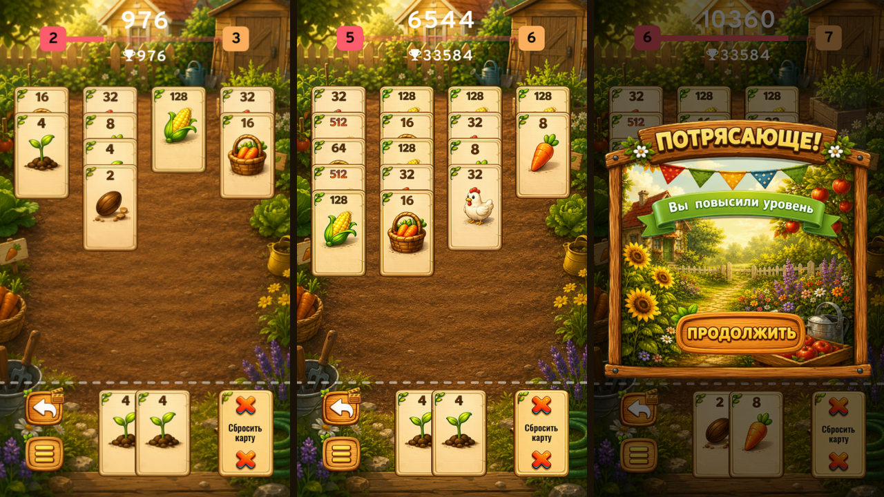 Дача 2048 — screenshot 2