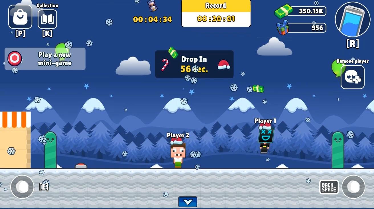 Snowy Adventures with Noob and Pro! screenshot
