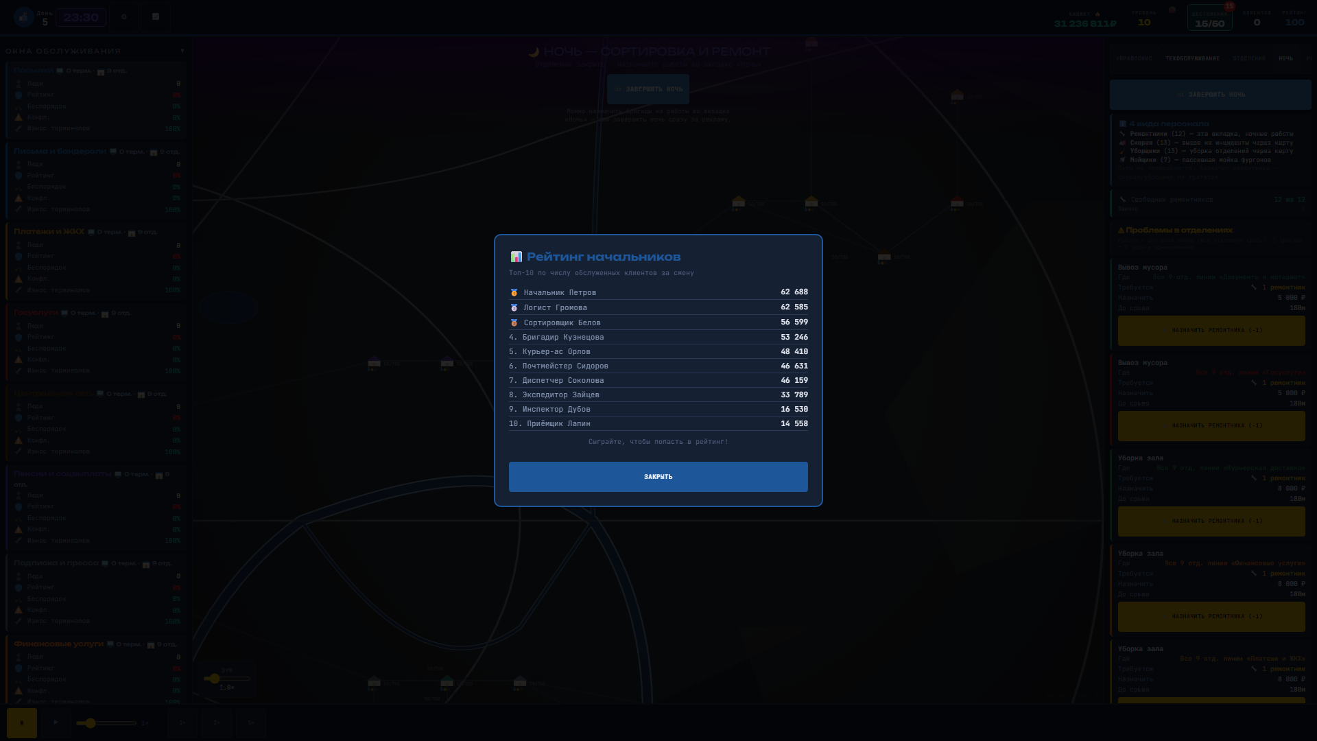 Главпочтамт Управление отделением — screenshot 5