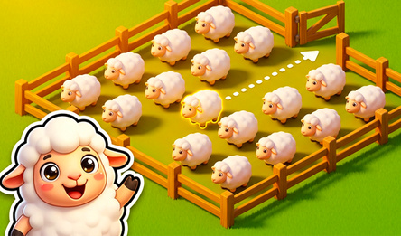 Sheep Escape: Farm Sorting Challenge