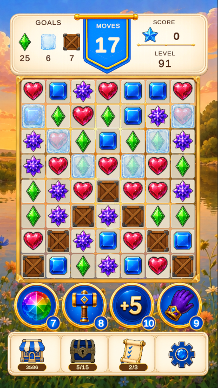 Kingdom of Crystallia: Match 3 screenshot 3