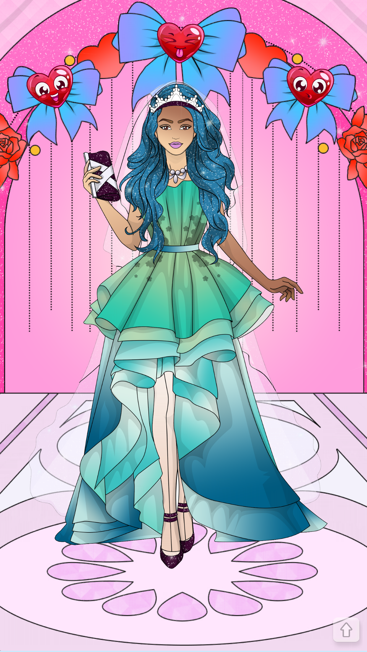 Wedding Coloring Dress Up screenshot 11
