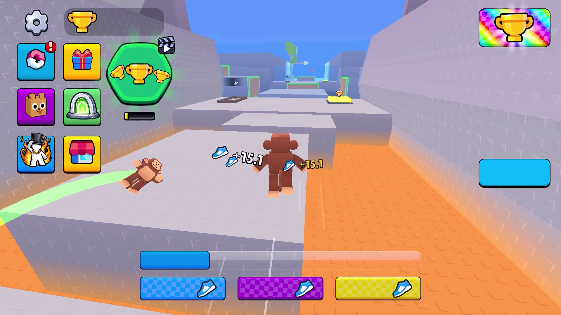 +1 Speed - Monkey Parkour Obby — screenshot 6