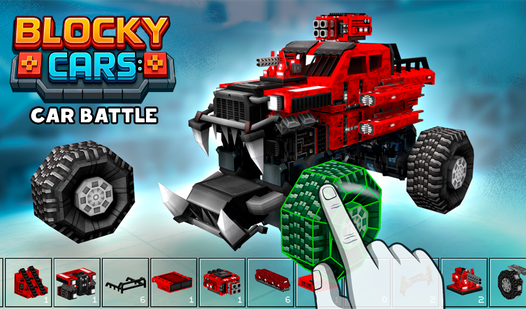 Blocky Cars: Car Battle