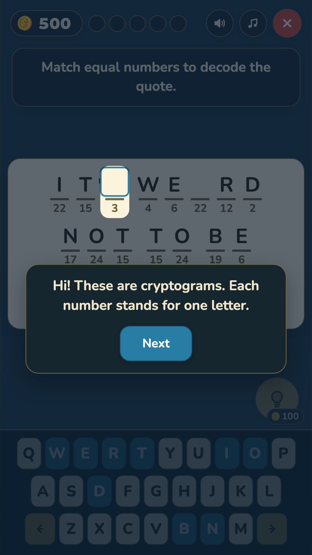 Cryptograms: Great Quotes screenshot 5