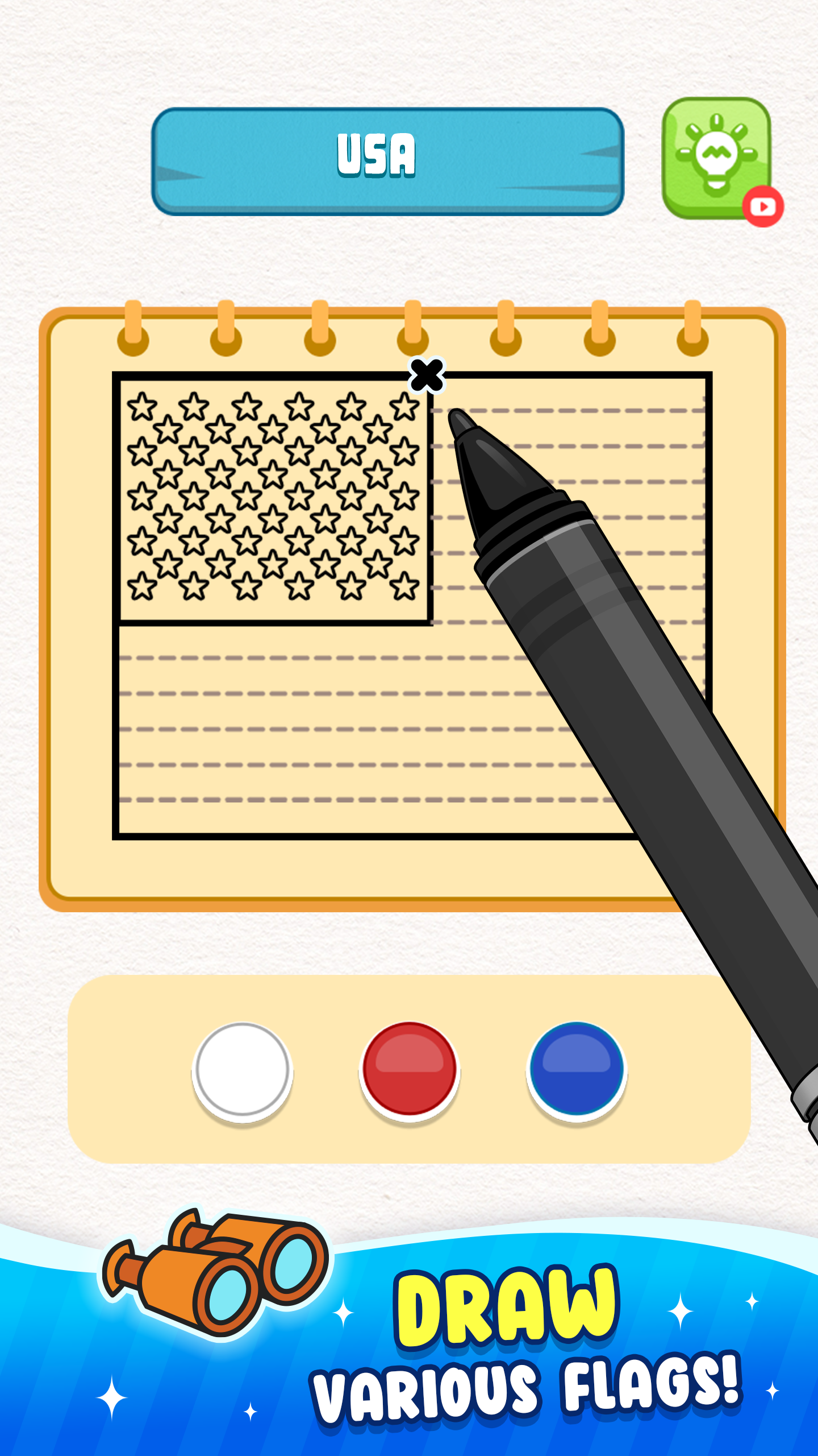 Flag Coloring Puzzle screenshot 6