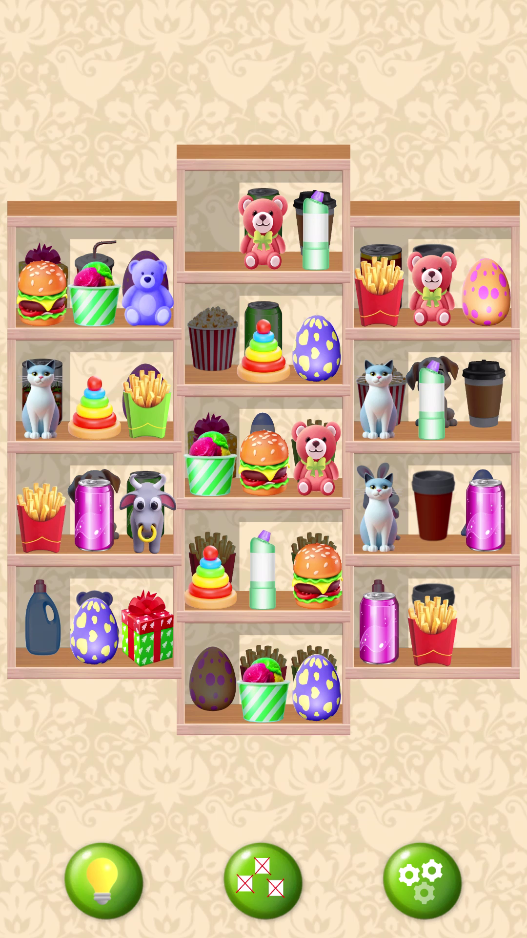 Sorting by Shelves: Match3 screenshot 5