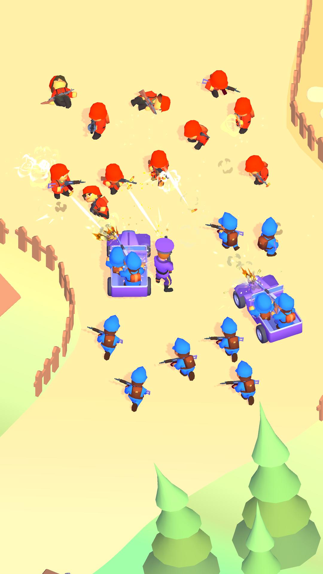 Little Commander: Red vs Blue screenshot 10