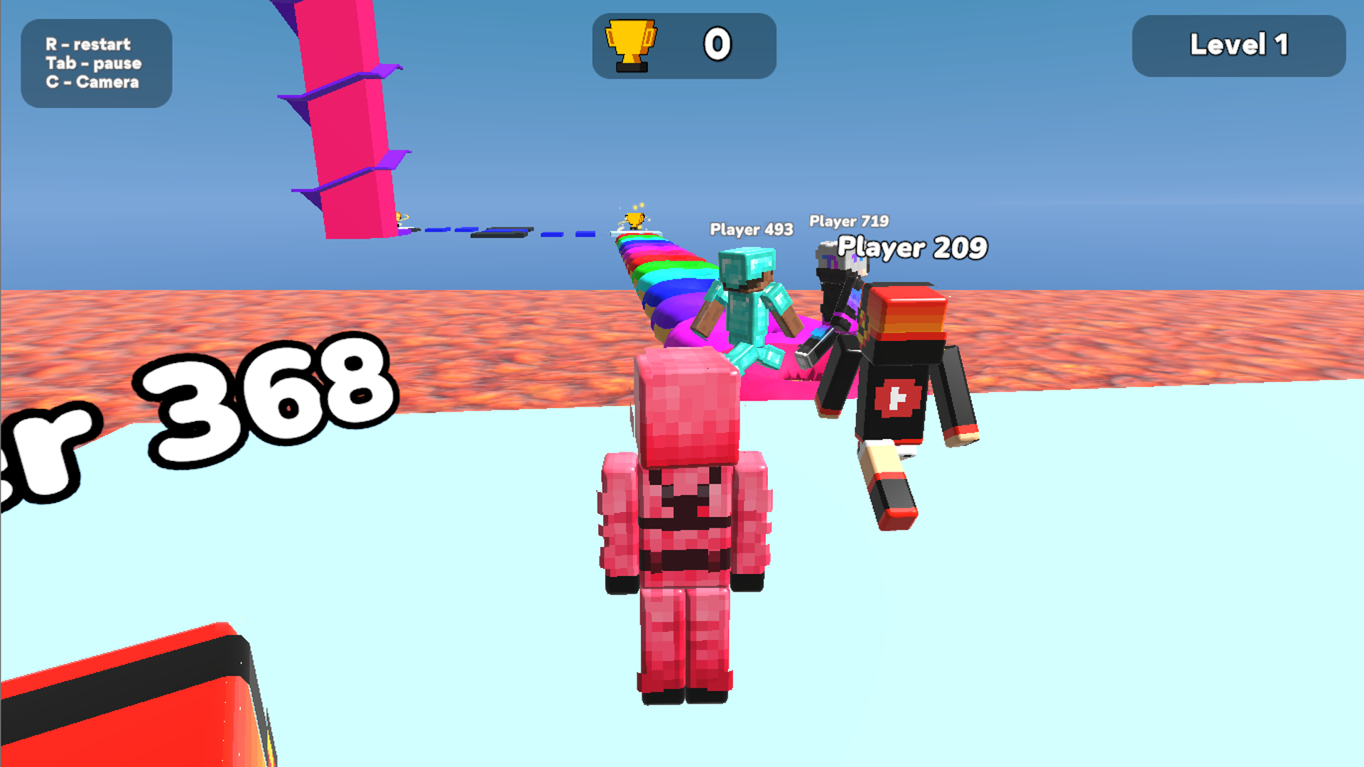 Cubic Obby Online screenshot