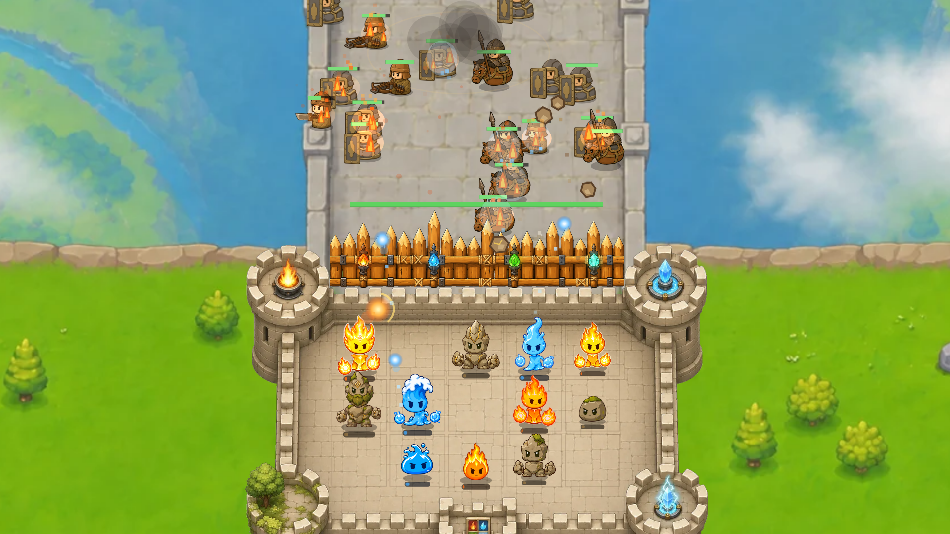 Merge Elementals: Castle Defense — screenshot 1