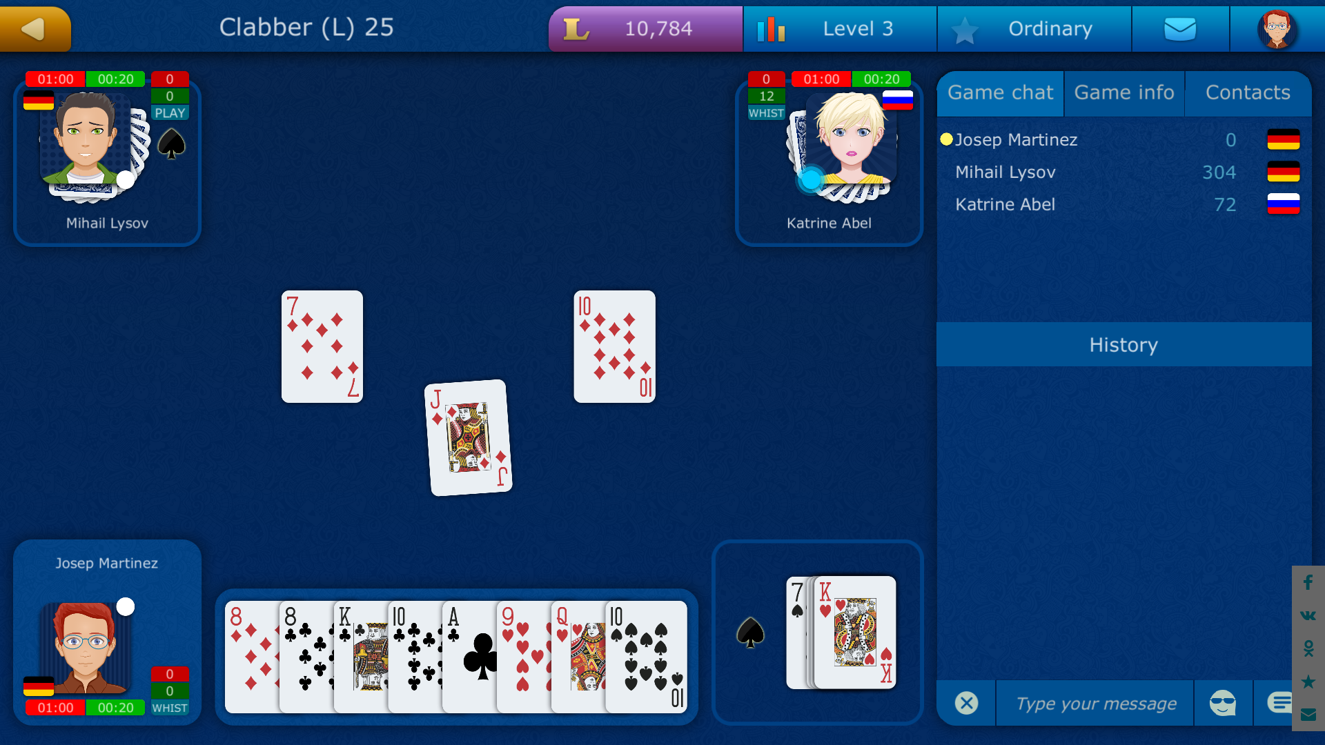 Clabber screenshot