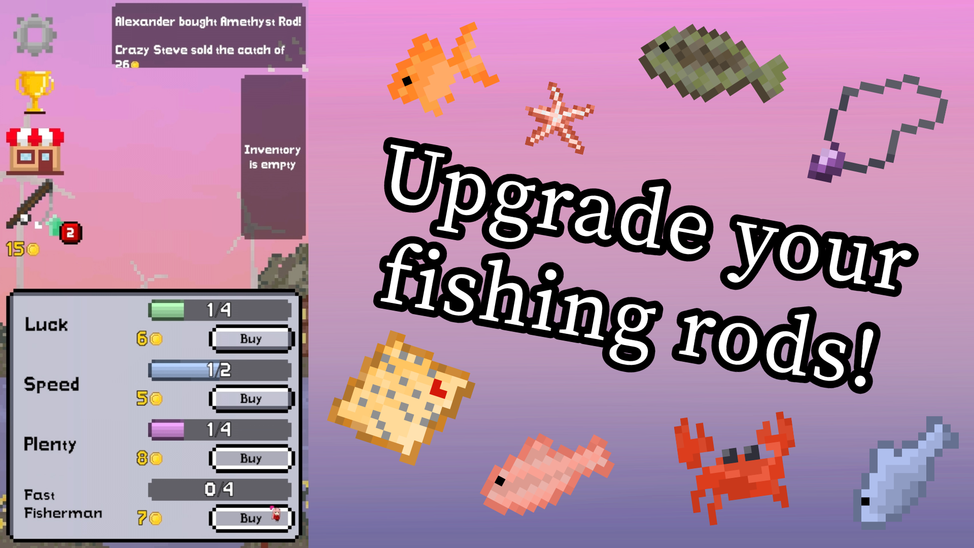 Fishing Online: Pixelation — screenshot 2