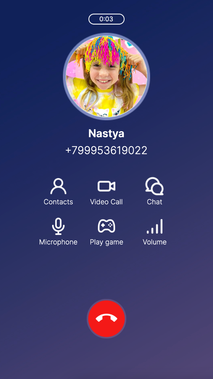 Nastya Calls: Chat-Prank, Like Stream, Video Call screenshot 12