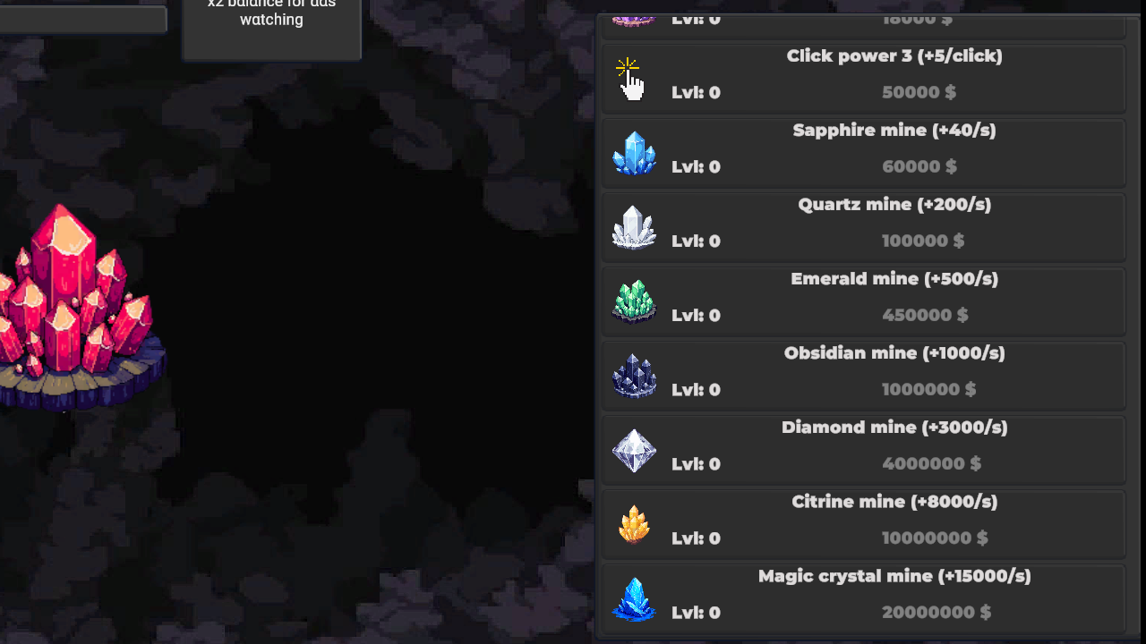 Resource Mining: Clicker — screenshot 4