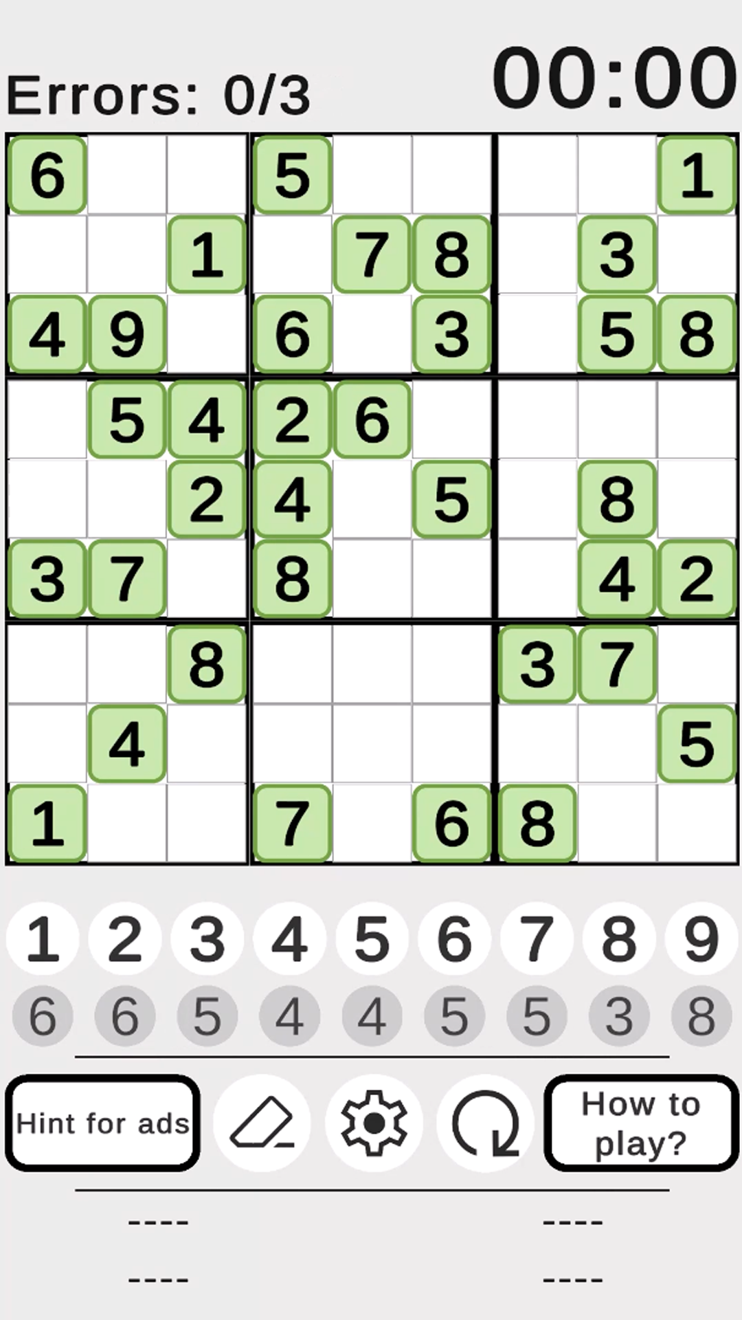 Sudoku classic (9) screenshot 3