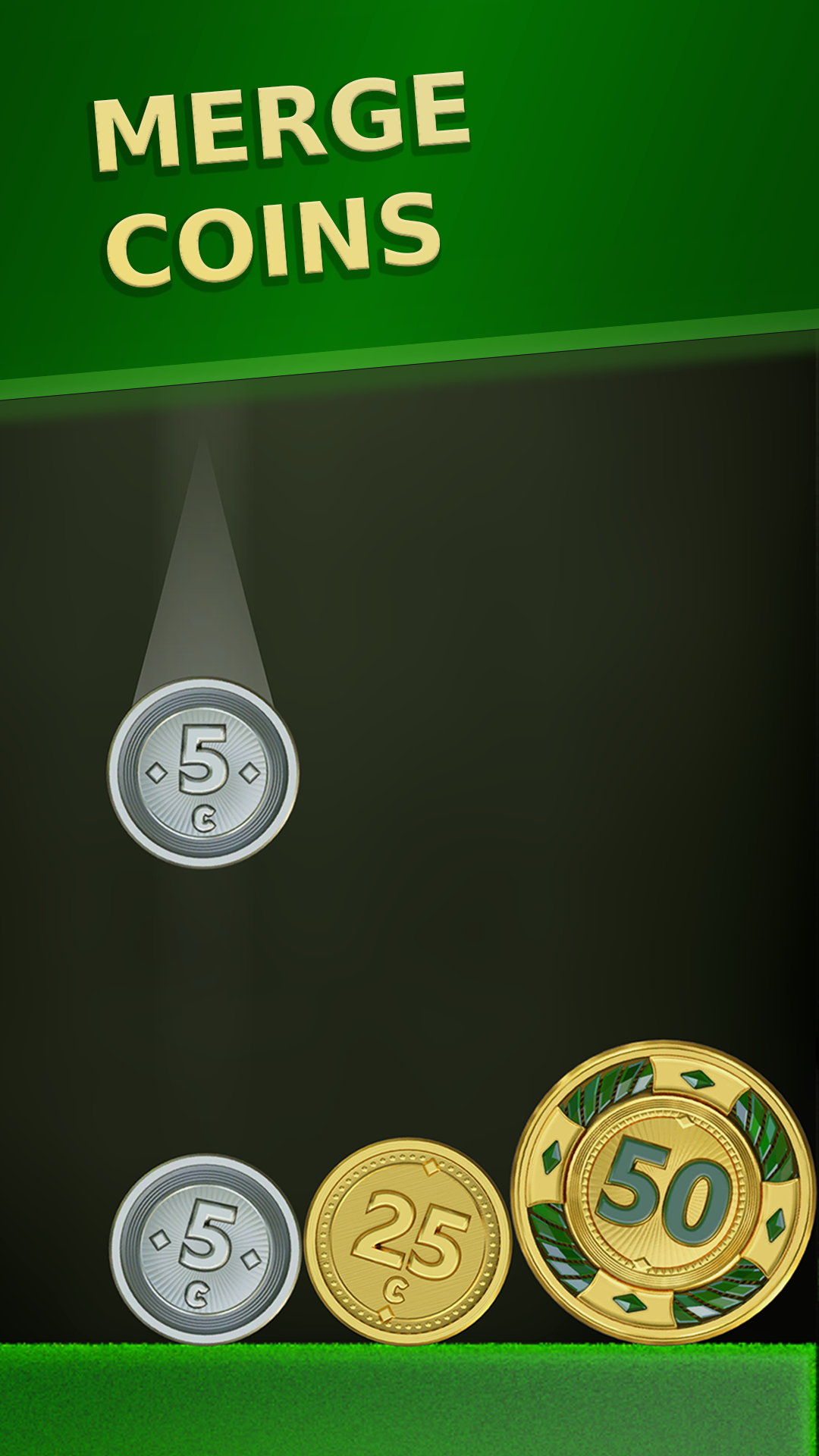 Coin Merge: reach 100 gold! screenshot 4