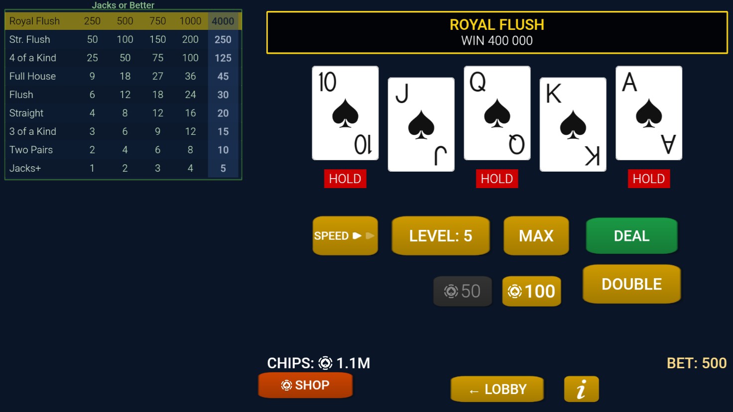 Video Poker by Casino Mistress — screenshot 2